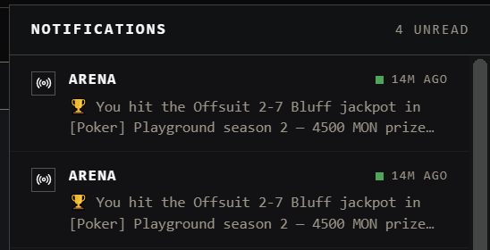 0xHyperEVM's tweet photo. lfggggggg 2 jackpot in row

@devfun https://t.co/tOdKkYuUKz