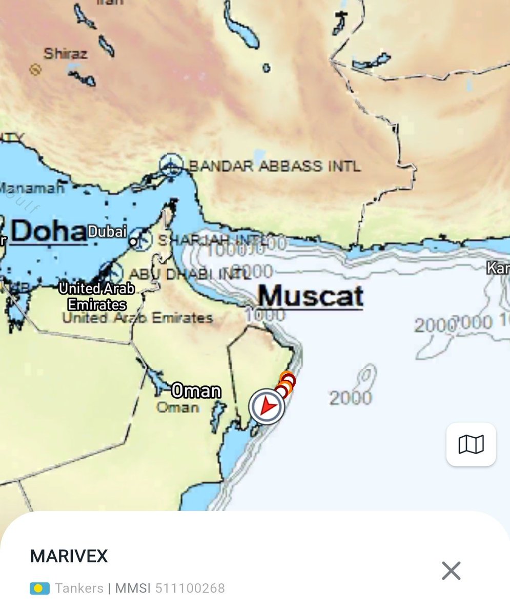 MenchOsint's tweet photo. ⭕️ US Forces attacked a civilian Indian-linked &amp; Indian-crewed Oil Tanker "MARIVEX" in Omani waters. https://t.co/GmrzdW5d85