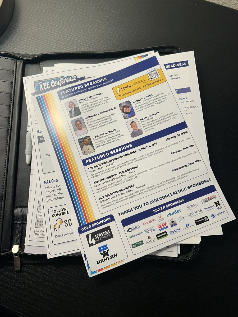 BusEdCrev's tweet photo. Ready to get day 1 of Nebraska CTE conference going. Excited to share & learn along side an awesome crew of featured speakers & the “From Learning to Earning” theme.
#BusEdu #FinLit #AccountingLit https://t.co/mpzN1u73V5