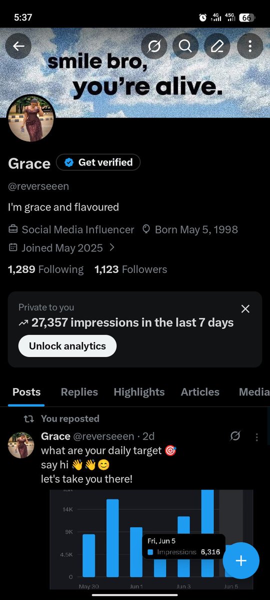 Grace tweet media