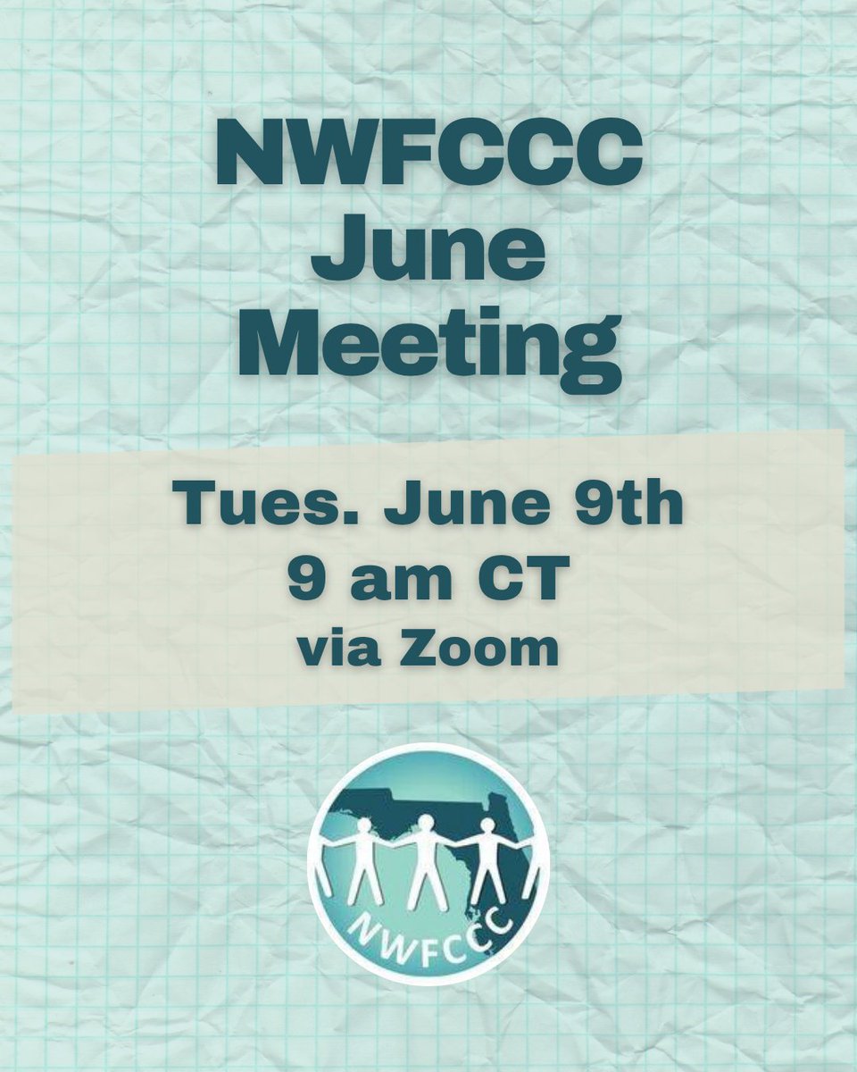 NWFCCC1's tweet photo. 📌 Our next monthly meeting is TOMORROW Tuesday 6/9 @ 9 am CT!

🔗 Subscribe to our monthly newsletter @ https://t.co/GYkPe8BaDd to receive an invite.

🌎 See you there!

📅 Tues, 6/9
⏰ 9 am CT
🎥 via Zoom

#NWFCCC #CancerAwareness #CancerPrevention https://t.co/KorVXi9Gdy