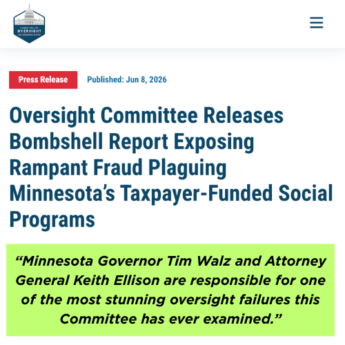 mnsrc's tweet photo. ANOTHER bombshell report confirms Democrats have been ignoring and downplaying warnings about fraud since at least 2019-2020. https://t.co/UZnHMlc1aW