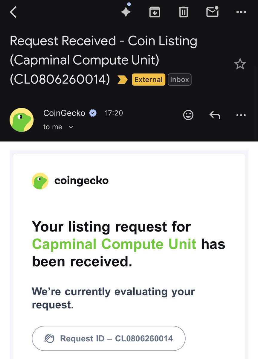 Capminal's tweet photo. We've just submitted list $CAPU on @coingecko 🔥

We also created a proposal on @DeBankDeFi to track sCAP and CAPU staking, call for people who has DeBank ID give us a vote 🫡

→ https://t.co/VKyB9UPI83 https://t.co/WfuqtTcQJV