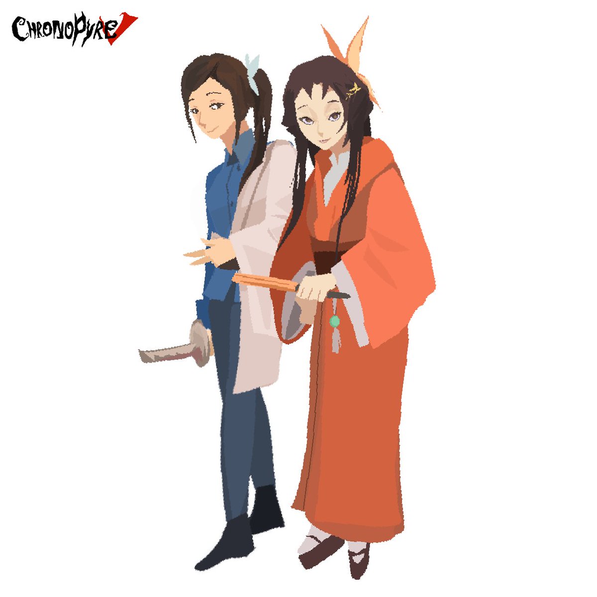 chronopyrev's tweet photo. Happy ChronoPyre V 1st Anniversary! 
.
. 
. 
#ChronoPyreV #Geisha #AoiDonald https://t.co/oyb1pLHL59