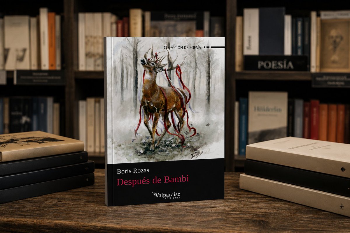 Boris_Rozas's tweet photo. Hoy lunes se lanza #despuesdebambi, con @valparaisoed y portada de Carlos Retortillo Alonso . 

Si algo tengo claro es que no se parece a nada que haya escrito antes, lo cual es bueno y malo a la vez

Desde ya en cualquiera de vuestras librerías de cabecera. https://t.co/aByNfCiSmT