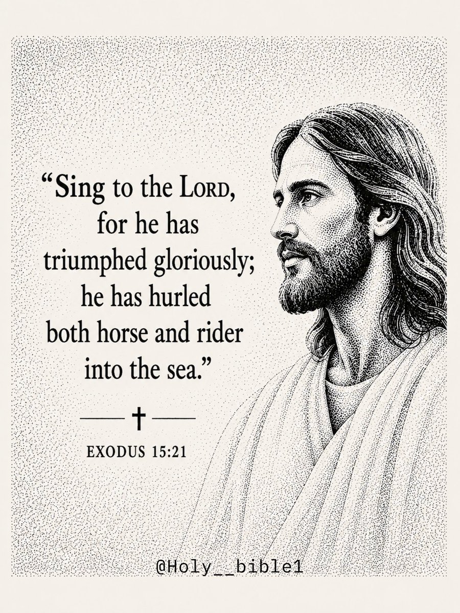 Holy__Bible1's tweet photo. Exodus 15:21 https://t.co/aGiFy3FeEw