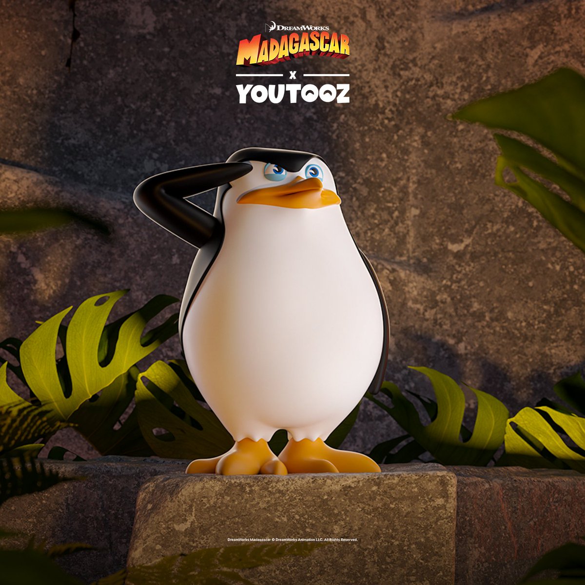 youtooz's tweet photo. just smile and wave, boys. smile and wave 🐧👋

the debut #madagascar vinyl figure collection drops on june 12th at 3pm est 🫡 https://t.co/NfDmtyZYgn