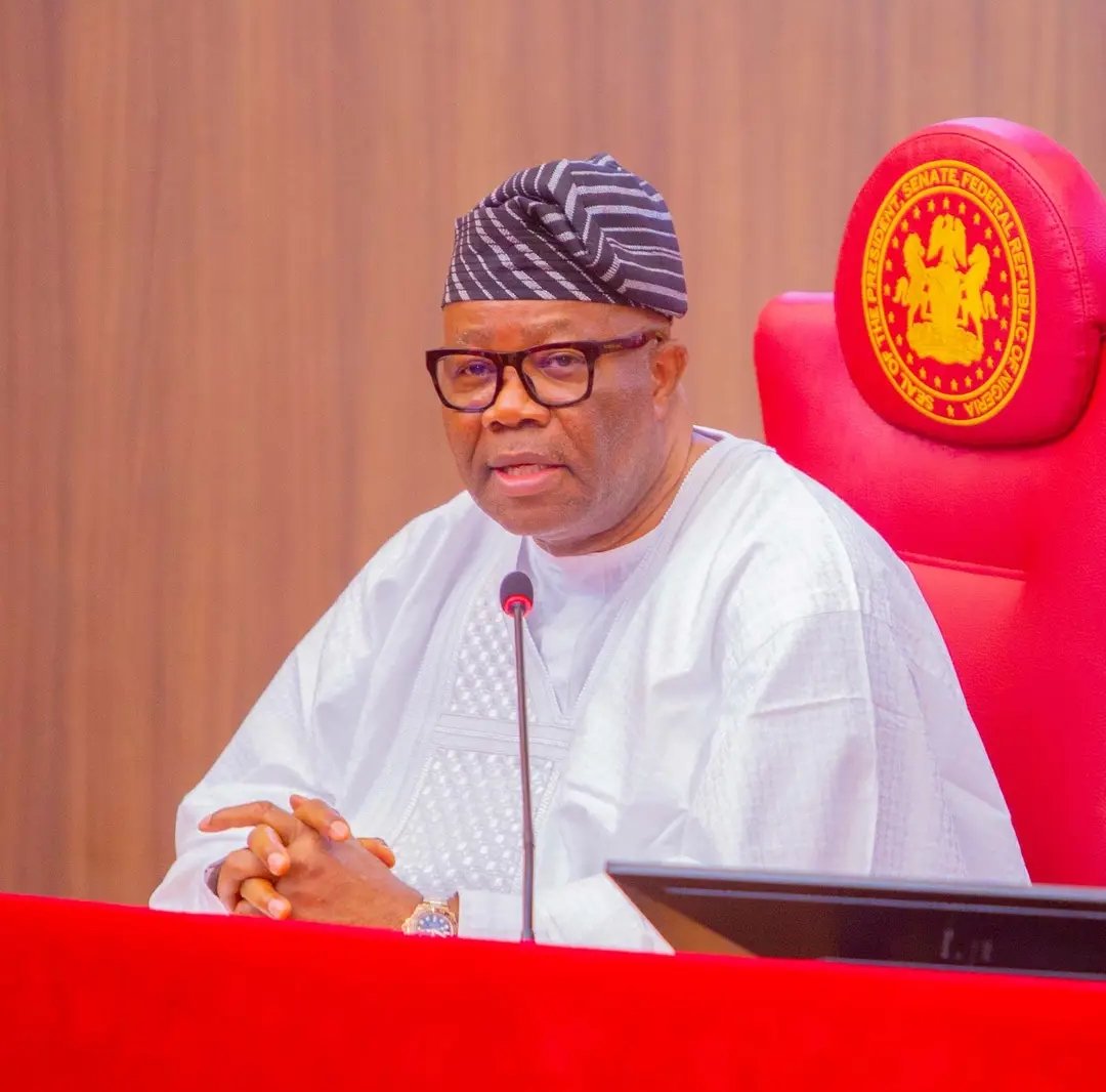 TheRatelsClan's tweet photo. "We Have Survived COVID And Ebola. We Will Survive Insecurity Too" – Senate President Akpabio 😶 https://t.co/kxKj9N1Ute
