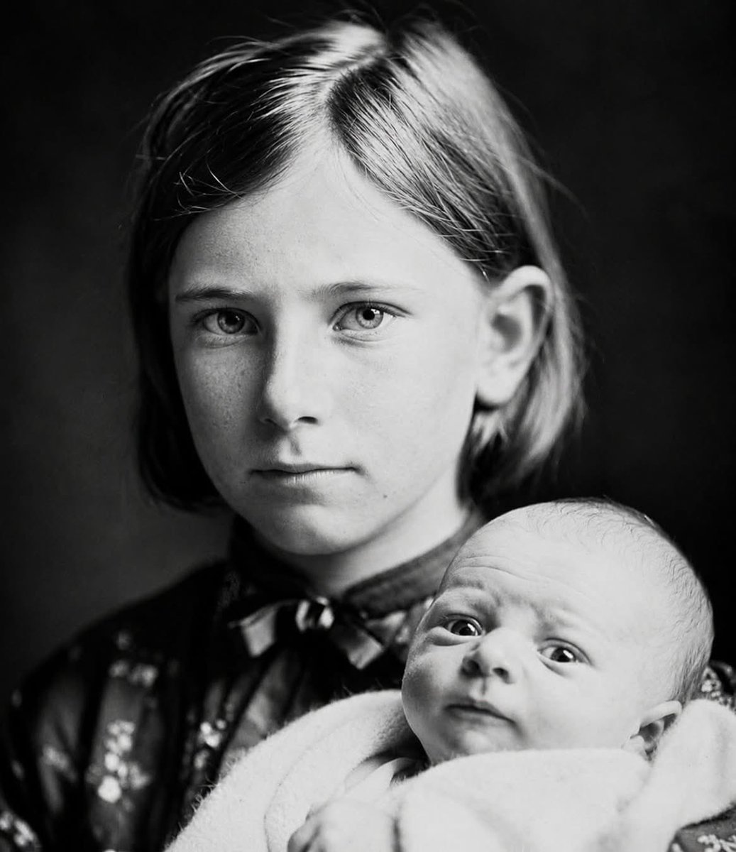 teresaf12276437's tweet photo. La niña que escondió a su hermanito en una bolsa para que no los separaran

Agosto de 1905.

Ruth Patterson, de catorce años, ya había sufrido más dolor del que muchas personas adultas conocen en toda una vida. Un incendio le arrebató a sus padres y, con ellos, su hogar, su seguridad y su infancia.

Solo le quedaba su hermanito Daniel, un bebé de apenas seis semanas.

Los llevaron a un orfanato en Nueva York. Allí, Ruth escuchó una regla fría y devastadora: los niños de edades diferentes no eran colocados juntos en una misma familia.

Daniel sería enviado a otro lugar.

Ruth se quedaría sola.

Pero Ruth se negó a aceptar ese destino.

Cuando llegó el día en que el llamado “tren de huérfanos” partía hacia Nebraska, hizo algo que solo puede hacer alguien que ama más de lo que teme.

Sacó al pequeño Daniel de la sala de bebés y lo escondió dentro de una vieja bolsa de cuero.

Para todos los demás, era solo equipaje.

Nadie sabía que dentro había un bebé.

Ruth había hecho pequeños agujeros en el fondo de la bolsa para que su hermano pudiera respirar. Durante tres días viajó con él en el tren, cargando su miedo en silencio.

En cada parada, su corazón latía tan fuerte que parecía que todos podían escucharlo.

Por las noches lo alimentaba. Lo calmaba cuando estaba a punto de llorar. Lo cambiaba en el baño del vagón. Y durante todo ese tiempo sabía una cosa: si alguien descubría la verdad, los separarían para siempre.

Pero nadie los descubrió.

Cuando el tren llegó a Nebraska, una pareja de granjeros, los Johnson, eligió a Ruth. Les impresionó su fuerza tranquila y la mirada seria de una niña que había tenido que crecer demasiado pronto.

La subieron a su carro junto con la bolsa y la llevaron a casa.

Solo cuando Ruth sintió que por fin estaban a salvo, abrió la bolsa.

Dentro estaba Daniel.

Los Johnson se quedaron inmóviles.

Lo que tenían delante no era un engaño. No era desobediencia. No era un problema.

Era una niña agotada que había hecho lo imposible para no perder a la última persona que amaba.

Escucharon su historia: el incendio, el orfanato, la regla, el miedo y ese amor que se negaba a soltar.

Luego se miraron y tomaron una decisión que cambió para siempre la vida de dos niños:

“Si llegaron dos, criaremos a dos.”

Ese mismo día tomaron una fotografía. En ella, Ruth sostiene a Daniel con fuerza entre sus brazos. A sus pies está la vieja bolsa que salvó su futuro.

En su rostro no hay victoria.

Solo alivio.

Ruth y Daniel crecieron juntos en la granja. Él adoptó el apellido Johnson, pero siempre supo la verdad: su hermana lo había arriesgado todo para que no se convirtieran en extraños.

Los Johnson nunca denunciaron lo que Ruth había hecho.

Porque a veces la compasión vale más que las reglas.

Ruth y Daniel compartieron casi setenta años de vida porque una niña se negó a permitir que el destino le arrebatara a su hermano — y porque una familia vio en su acto no una falta, sino amor.

Años después, Ruth lo resumió de la forma más simple:

“Eso era el amor: hacer lo imposible para que no nos separaran.”

Y quizá no exista una definición mejor.