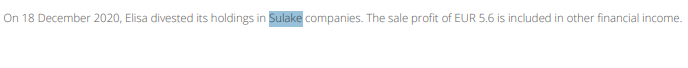 HabboTea's tweet photo. In Elisa's 2018 report, Orange Games paid 2.2 million euros for their 51% of Sulake. With Elisa also reporting from their 2020 reports of 5.6 million euros in capital gains for the divested holdings of Sulake to Azerion at the time. #Habbo https://t.co/aw2zks4jx3