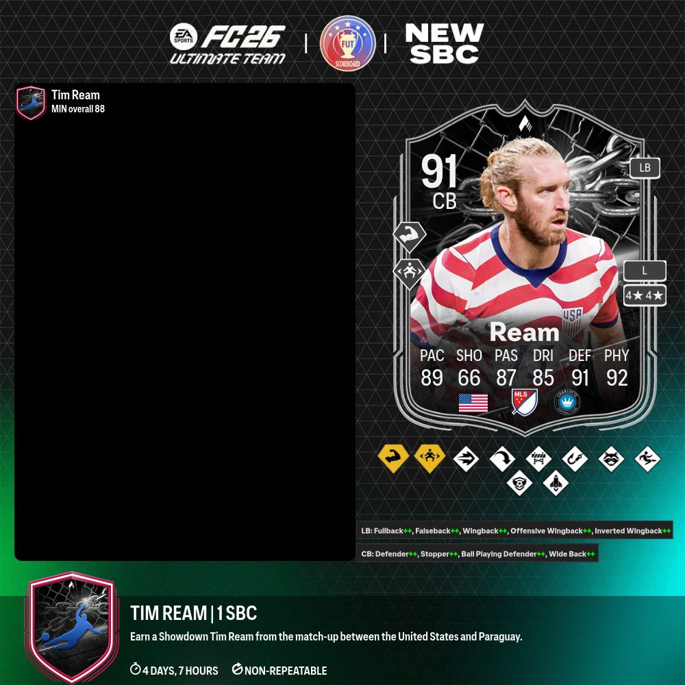 FifaUtPosting's tweet photo. Lo nuevo de hoy!
- ream sbc
- alderete sbc
- alexis vega sbc
- mokoena sbc
- larin sbc
- demirovic sbc
- pp 4/10 82+
- pp 83+
- nueva evo

Fiebre mundialista 😮‍💨🔥
#FC26 #EAFC26 https://t.co/k3f1KpWFdd