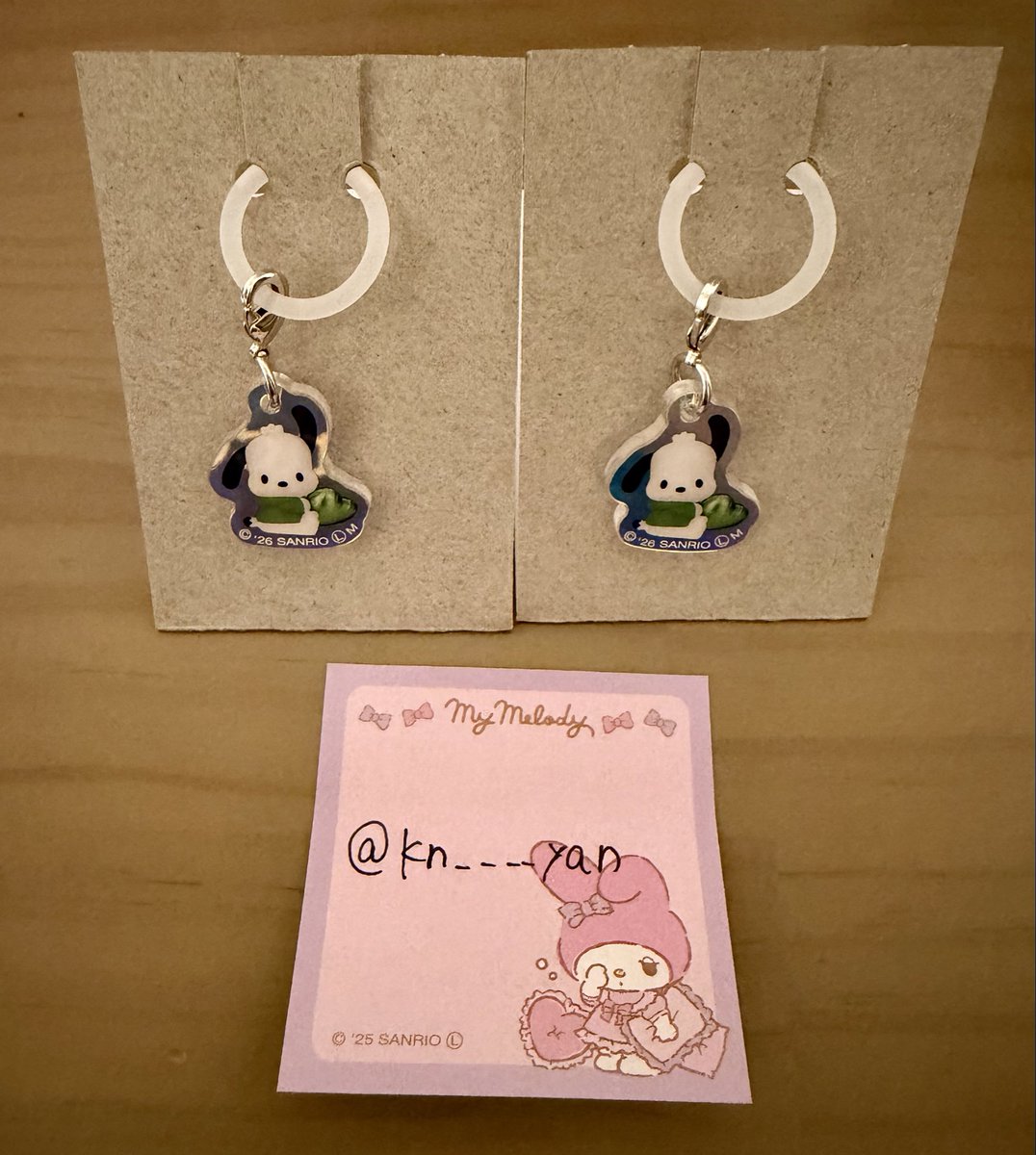 kn____yan's tweet photo. 【交換】サンリオキャラクターズ アクリルチャーム クリームinスナック Vol.3

譲: ポチャッコ
求: マイメロディB (ピンク) 
      ハローキティ

郵送での交換希望です📮
検索からもお気軽にお声がけください。 https://t.co/SdVZxrQqJd