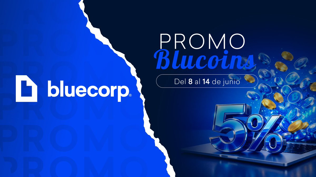 BlueCorpSoft's tweet photo. 🔵💰 PROMO BLUCOINS | 8 al 14 de junio
✅ 5% de bonificación en la compra de Blucoins.
❗No aplica Plan anual.
✅ Acumulable con descuentos por haber bajo.
💼 Más Blucoins, más cálculos, más expedientes resueltos.
👉 https://t.co/XodHskJ9Yt https://t.co/KvAKnFqwsr