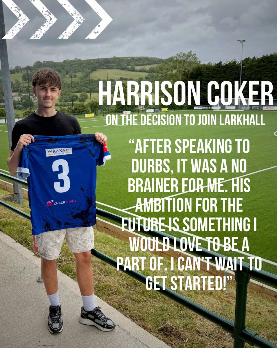 LarkhallAFC's tweet photo. “I can’t wait to get started!”

Harrison Coker speaking on the decision to join the Larks!

#Larks https://t.co/XcXlU9PLOd