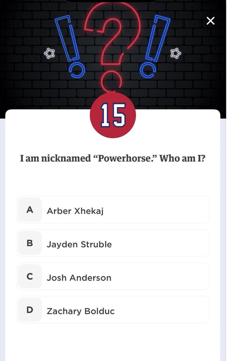 ElHaboLoco's tweet photo. #GoHabsGo June 8 surprise question.  Found May 8.  Answer: C - Josh Anderson.  #HabsPlusCodes #Club1909Codes https://t.co/Ic4YUxbyhI