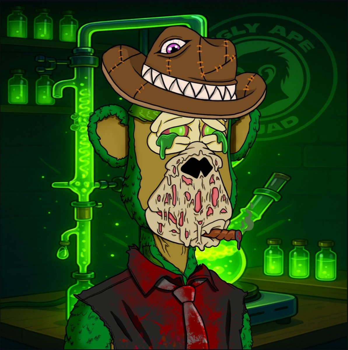 RobbAllen15's tweet photo. normal people: i like simple projects
me: what if ugly apes, mutant serum, games and token utility all connected in one radioactive lab
UAS keeps adding connected ecosystem routes
These are just 2 Apes in my collection
@uglyapesquad
#uglyapesquad #muas https://t.co/9Fmuiqd3RY