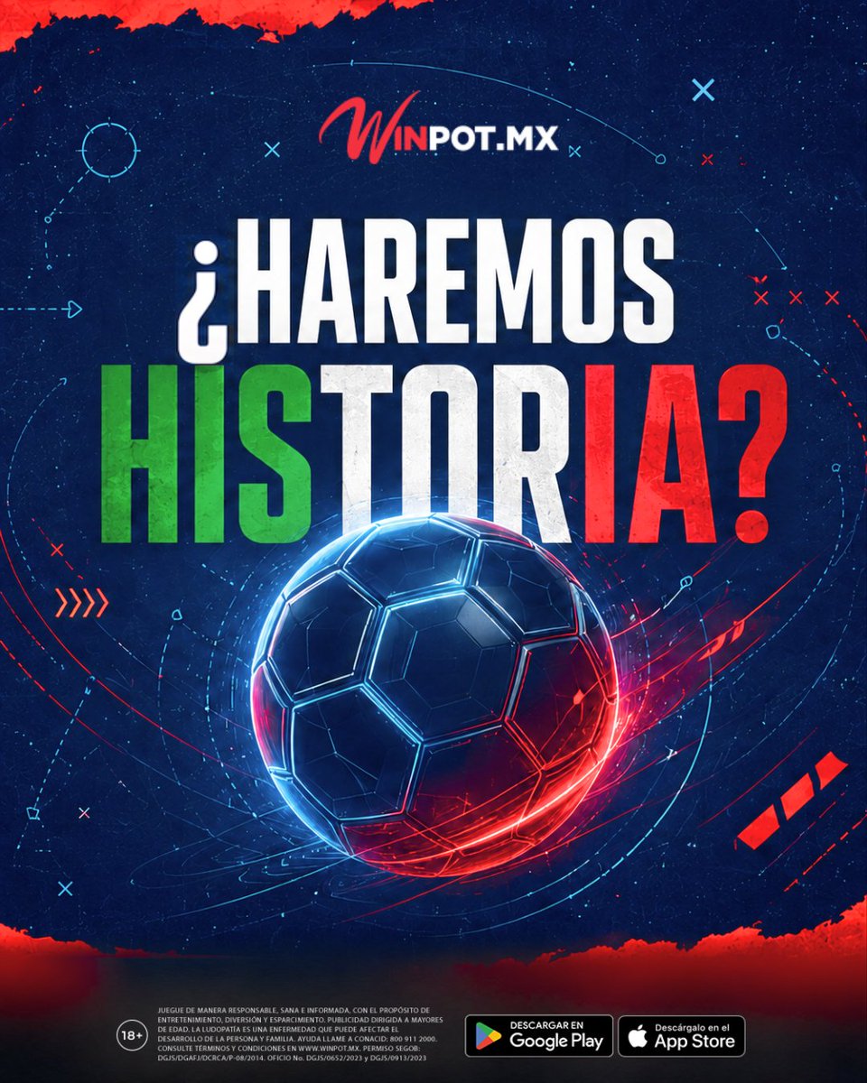 WinpotMx's tweet photo. ES MOMENTO DE CREER 🇲🇽

México buscará hacer historia en casa tras 40 años. ¿Cuál de estas jugadas te llama más la atención? 🔥😱

Regístrate y juega en el link de nuestra bio.

#WinpotMx #LaEvoluciónDeApostar https://t.co/fOxGtoD2gN