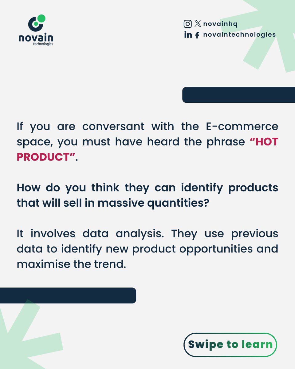 novainhq's tweet photo. The fastest-growing businesses aren't guessing—they're using data.
At Novain Technologies, we help businesses reach the right audience through data-driven strategies that deliver real results. 🚀
#DataAnalysis #BusinessGrowth #DigitalMarketing #Innovation #NovainTech https://t.co/9Mi1tUwnHs