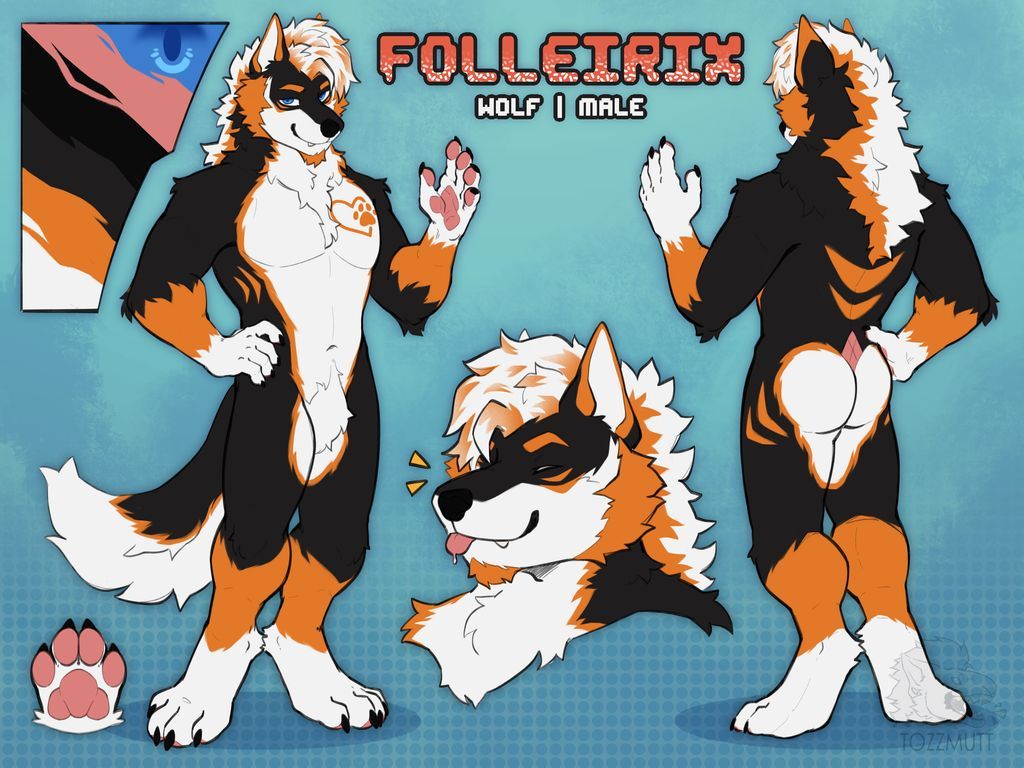 TozzMutt's tweet photo. Big, gentle floof 🐺 🧡 

Refsheet commission for @Folleirix! https://t.co/W1S9mNrkpL