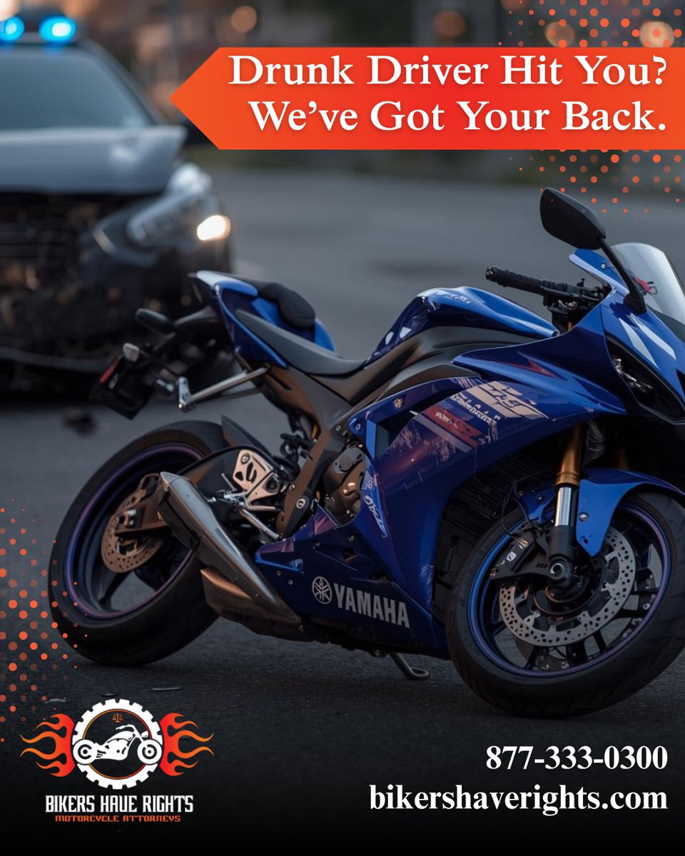 BikersHaveRight's tweet photo. One bad decision can change everything. If a drunk driver hit you while you were riding your bike, you should not have to deal with the aftermath alone.

Bikers Have Rights is here to fight for you. https://t.co/kHmmcAF3I5