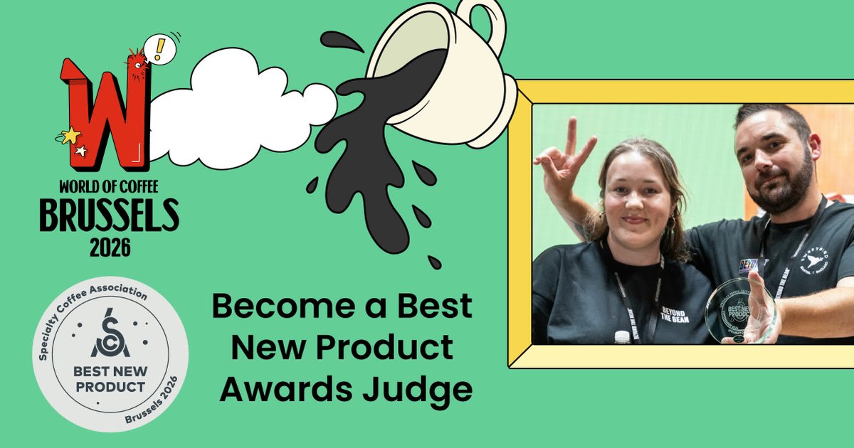 SpecialtyCoffee's tweet photo. Help recognize the coffee industry's most innovative products! 🏆 Apply to become a Best New Product Awards Judge at World of Coffee Brussels and get a firsthand look at the latest innovations shaping the future of specialty coff... https://t.co/qJ6JUfQKjI https://t.co/9eS8qRHELr https://t.co/qmHearF8Oz