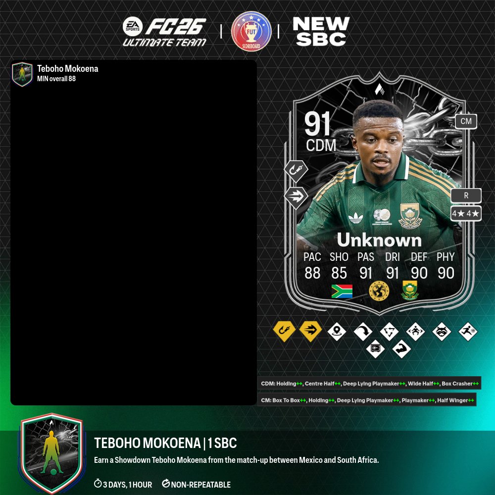 Fut_scoreboard's tweet photo. 🧩 8 NEW SBC ADDED 🧩
 Check the replies to see the others SBC https://t.co/5lodj28aT1