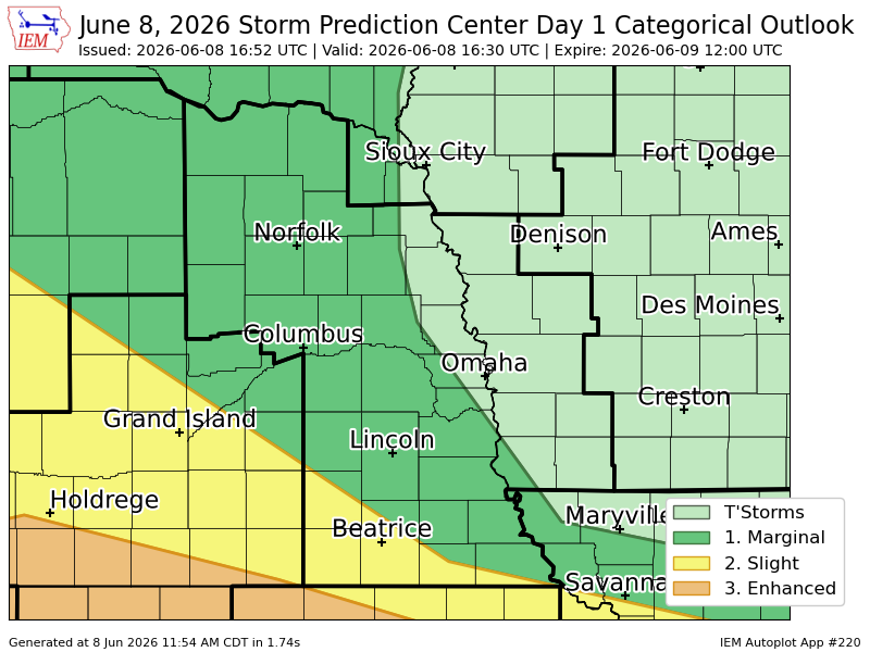 RiversNEScanner's tweet photo. There is a Marginal Risk of Severe Storms &amp; Excessive Rainfall today. https://t.co/BW1GoQdoiQ