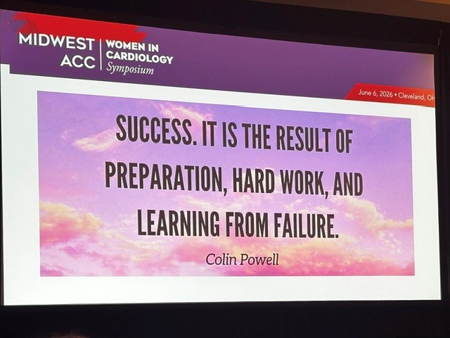 AnneOConnorMD's tweet photo. Just returned from the 2026 Midwest ACC Women in Cardiology Symposium in Cleveland. 💙

Sharp science + nonclinical skills + real mentorship + nonstop networking.

Already looking for it to the 2027 conference in St. Louis!

#ACCWIC #ACC https://t.co/zrnfwjzfgy