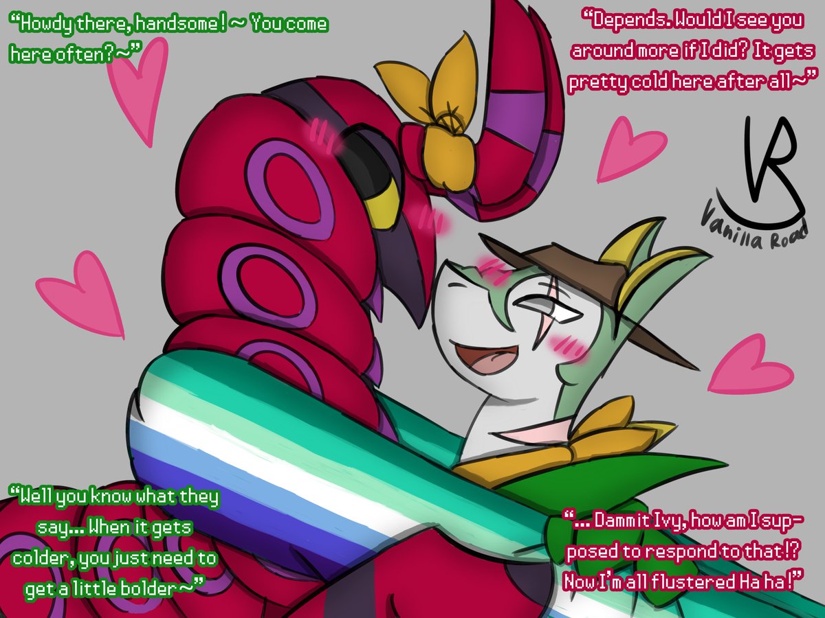 GoVanillaRoadie's tweet photo. Happy Pride Month everyone! XD
#pokemon #furry #pokemonmysterydungeon #fanart #serperior #scolipede #sylveon #manaphy #meowstic #lucario #swampert #buizel #archen https://t.co/y3j5b6dJjA
