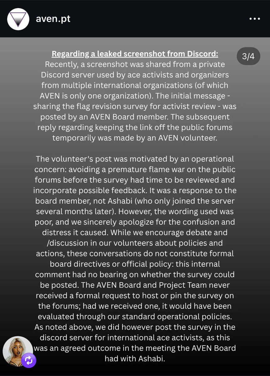 alienyesalien's tweet photo. Also when it came to the survey someone in AVEN essentially blocked it from reaching a wider audience. The message of “keep it off our forums, as long as possible” doesn’t even imply anything temporary like AVEN is claiming in the first screenshot https://t.co/DobsMh8jhT