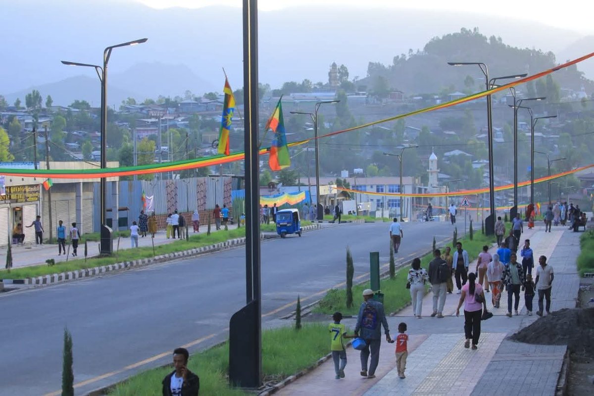 AppAmhara's tweet photo. Woldiya in a New Chapter! 

​Woldiya, the capital of Yeju, is ready to officially introduce its new face to its residents and guests, reflecting our journey of prosperity. https://t.co/8hc0YlTErB