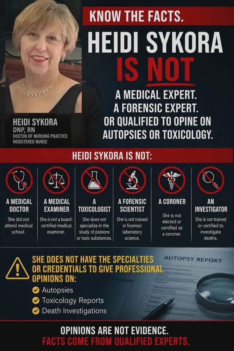 HaddowMac's tweet photo. WASHINGTON, D.C. -- June 8, 2026 -- The American Kratom Association (AKA) today responded to criticism directed at Dr. Heidi Sykora following her presentation at the American Kratom Association Congressional Briefing on June 2, 2026 that examined errors, omissions, and misinterpretations in autopsy and toxicology reports that have been used to attribute deaths to natural kratom leaf products.

https://t.co/fcWb2F9hef

The inappropriate attacks by some members of the anti-kratom community is deeply troubling. Rather than engage the scientific findings presented by Dr. Sykora,
critics have resorted to personal attacks and attempts to discourage the independent review of forensic evidence.

That approach serves no one, not grieving families, not policymakers, and certainly not the pursuit of truth.

Dr. Sykora’s presentation did not criticize family members who have suffered the loss of a loved one. It
did not question their grief, their sincerity, or their motivations. Instead, her presentation focused on the quality and completeness of the forensic investigations that produced conclusions later cited in legislative
hearings, regulatory proceedings, media reports, and public campaigns advocating bans on natural kratom
leaf products.

Those are two very different things.

When a death is publicly presented as evidence supporting public policy changes, the underlying forensic evidence becomes subject to scrutiny. That scrutiny is not only appropriate, it is essential. Scientific conclusions should never be shielded from review simply because they are emotionally difficult to discuss.

The reports analyzed by Dr. Sykora were publicly available autopsy reports, toxicology findings, and official investigative documents that have already been placed into the public domain and repeatedly cited by advocates seeking restrictions or prohibitions on kratom products.

The central question raised by Dr. Sykora was straightforward: Did the forensic evidence support the conclusions that were reported?

In several cases, the answer appears to be far more complicated than legislators and public health officials were led to believe.

Dr. Sykora’s analysis identified concerns involving incomplete toxicological evaluations, failures to account for the presence of multiple substances, departures from accepted forensic practices, unsupported assumptions regarding causation, and conclusions that may not fully align with the underlying evidence. Those concerns are directed at the investigative process, not at the families who relied upon those findings.

Indeed, if mistakes were made, the individuals most harmed by those mistakes may be the families themselves.

Every family deserves accurate answers about the death of a loved one. If a coroner or medical examiner reached a conclusion based on incomplete information, overlooked evidence, or flawed methodology, then families may have been denied the full truth about what occurred. Likewise, legislators and regulators may have relied on incomplete or inaccurate information when considering policies affecting millions of consumers.

The American Kratom Association therefore challenges those who have publicly criticized Dr. Sykora’s presentation to take a different approach.

Rather than discouraging families from sharing autopsy reports, toxicology findings, and investigative records for independent review, we urge them to welcome such scrutiny. If the evidence supports the conclusions that have been publicly advanced, an independent review will confirm it. If it does not, families and policymakers deserve to know that as well.

Truth should never fear examination.

We are particularly troubled by reports that members of the Kratom Danger Awareness community have advised families not to share records for independent scientific review. Such advice undermines transparency and prevents the very process that could provide families with the most complete understanding of what happened to their loved ones.

Scientific inquiry is not an act of disrespect. It is an act of responsibility.

The personal attacks directed at Dr. Sykora are especially disappointing. Dr. Sykora is a respected medical professional whose obligation is to follow the evidence wherever it leads. Disagreeing with her conclusions is one thing. Attempting to discredit or intimidate a scientist for conducting an evidence-based review is another entirely.

Science advances through examination, challenge, and verification, not through censorship, intimidation, or character attacks.

The AKA remains committed to a simple principle: every death deserves a thorough, objective, and scientifically rigorous investigation. Families deserve accurate answers.

Equally important, policymakers deserve accurate information. The public deserves confidence that decisions affecting public health are grounded in facts rather than assumptions.

No family should ever be weaponized in a policy debate. But neither should grief be used as a shield to prevent legitimate scientific review of forensic evidence.

The pursuit of truth requires courage, transparency, and a willingness to follow the evidence wherever it leads. We invite all parties — including critics of Dr. Sykora’s presentation — to join us in that effort.

About the American Kratom Association:

The American Kratom Association is the nation’s leading consumer advocacy organization dedicated to protecting access to safe, properly regulated natural kratom products while supporting science-based public health policies and consumer protections.

(Image created by Kratom Danger Awareness)