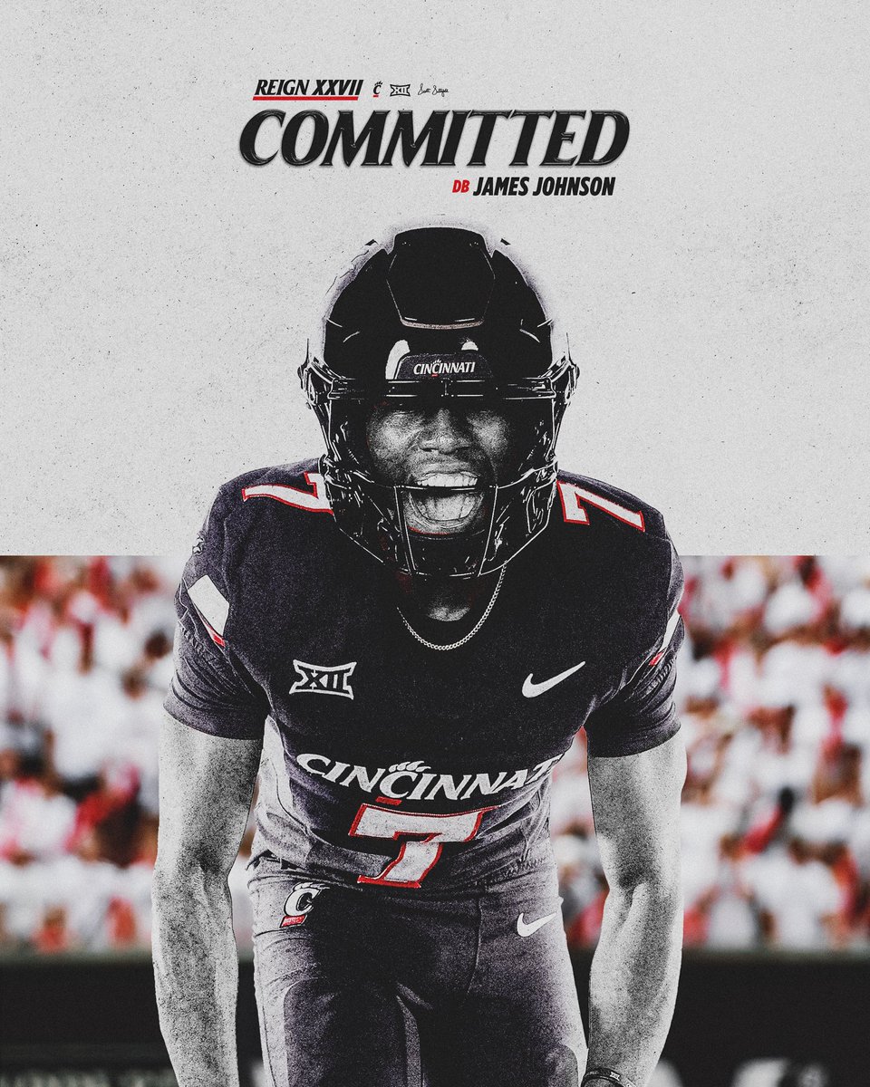 johnson_james7's tweet photo. Let’s go Bearcat nation!!!❤️🏠 #committed #gobearcats @CoachB_Defense @CoachJBurbage @GoBearcatsFB @GoBEARCATS @UC_Recruiting @Coach_Cass @CoachSattUC @BlairASanderson @ZachGrantUC @JuceRulo @JPRockMO @EDGYTIM @One11Recruiting @PrepRedzoneIL https://t.co/sdmTplpT05
