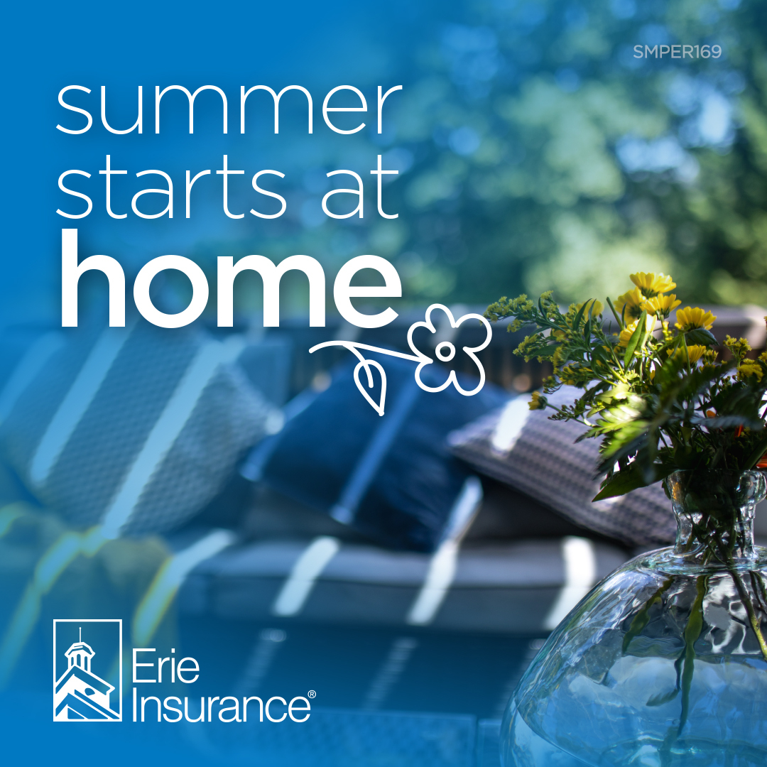 ask4insurance's tweet photo. Summer starts at home ☀️🏡 Backyard BBQs, open windows and late sunsets. It is the season your home really shines. As your local ERIE agent, we are here to help make sure your home stays protected so you can focus on making the most of it. What is... https://t.co/SSjBrZ8fXM https://t.co/wYCZD2aclS