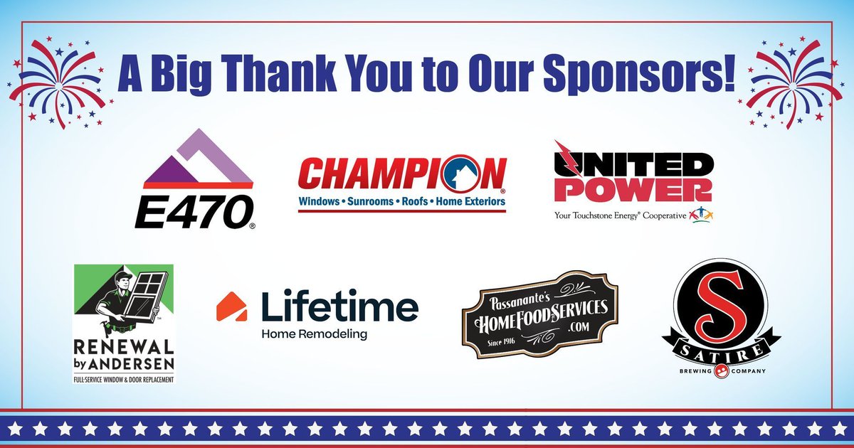 ThorntonPRCP's tweet photo. 🇺🇸Fourth of July Celebration🇺🇸

Enjoy a day filled with live music, activities, delicious food, a beer garden and more!🎇

⏰️ Party starts at 12 p.m.
🎆 Parachutists Jump at 9:30 p.m. followed by "Red, White &amp; BOOM!" Fantabulous Fireworks 

https://t.co/wbVfKICy5G https://t.co/Fu3wtH6RcY
