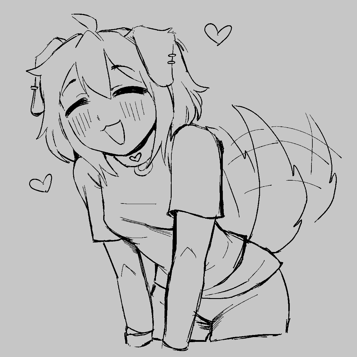 plaguedknight's tweet photo. sketch comm done for this cute as a button puppygirl!!! ty for your supprt 🥺💚 https://t.co/3SEbWvlQKp