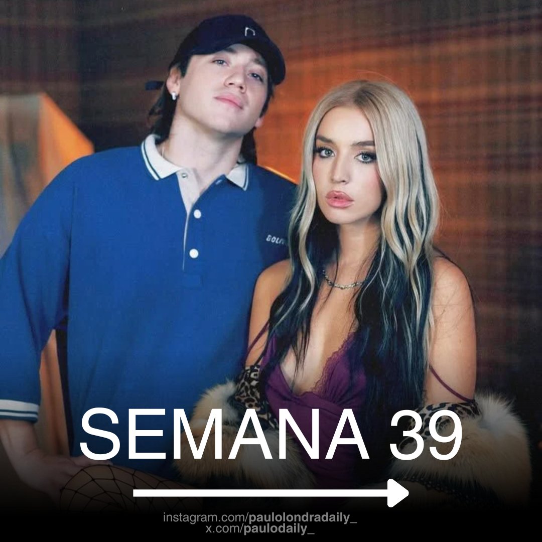 PauloDaily_'s tweet photo. 📅 Semana 39
🎶 “Perreíto Pa' Llorar” – Lola Indigo &amp; Paulo Londra
"Me voy sola pa' la discoteca, un perreíto pa' llorar" 🍷💔 https://t.co/rDqbMDB9Zi
