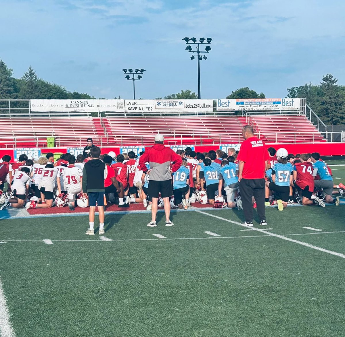 ArrowheadFB's tweet photo. The Boyz of Summer &amp; Fall are back! 

#weAre #theA https://t.co/69SfKnJPze