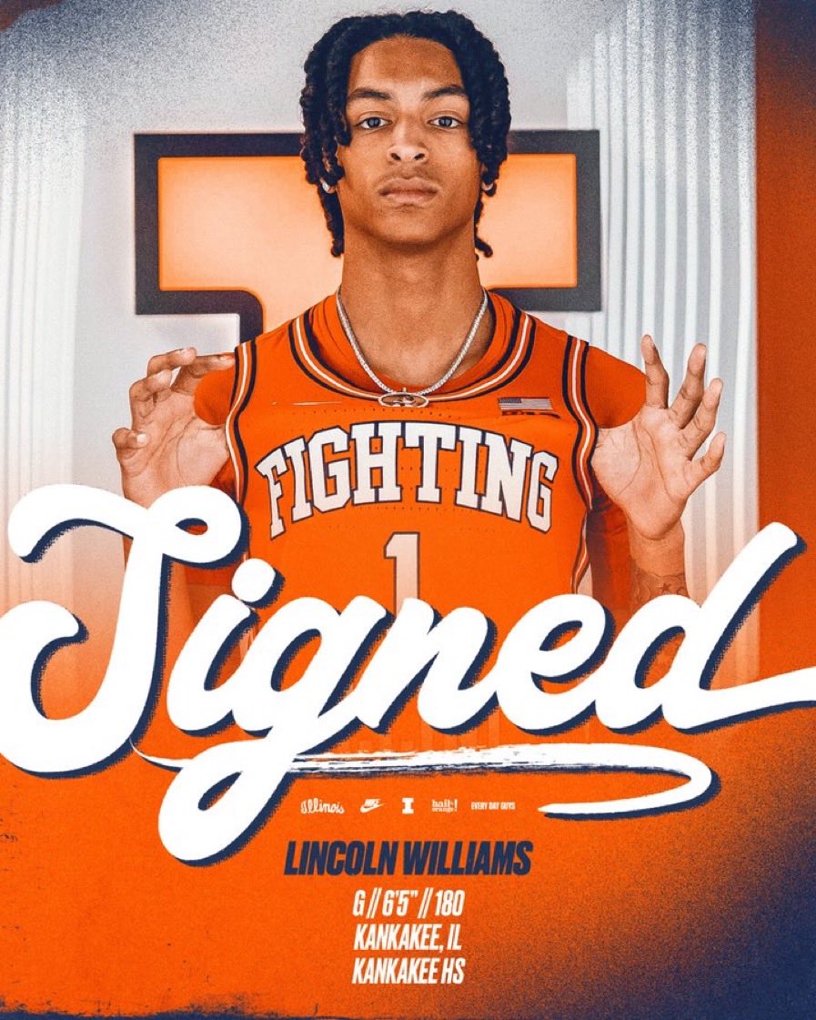 BallisLifeCHI's tweet photo. 6’6 Lincoln Williams (Kankakee HS) has committed to Illinois! Worth the wait for the class of 2026 in-state star. #Illini https://t.co/KZCCdrPype