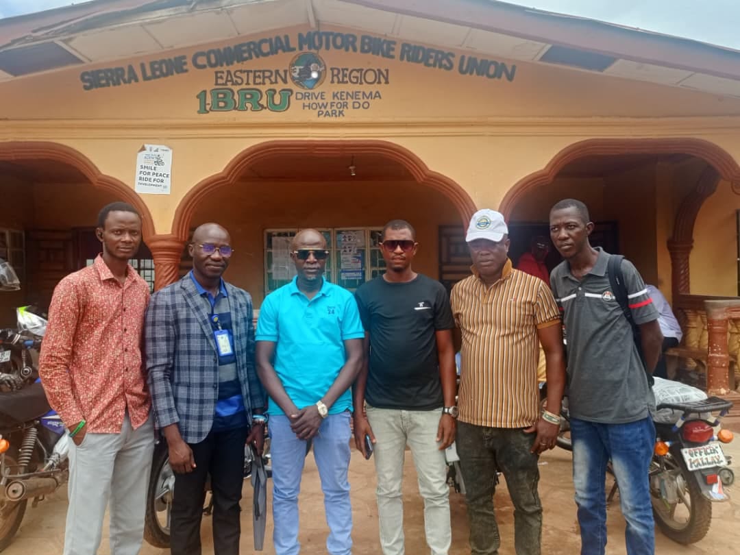 icpncsl's tweet photo. ICPNC engages Bike Riders in Kenema to strengthen community peace monitoring.

Led by Regional Coordinator Luke Kakpa Pessima, the team met BRU leadership &amp; riders at St. Charles Bike Riders Ground to deepen collaboration on early warning &amp; conflict prevention.

#peacemonitors https://t.co/g3zKqc5cZT