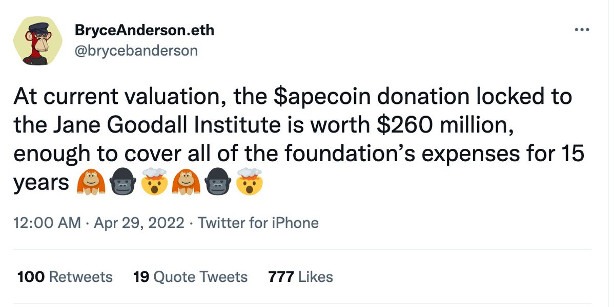 37click's tweet photo. Those poor gorillas. 🦍 @apecoin https://t.co/8CfIFxrNLY