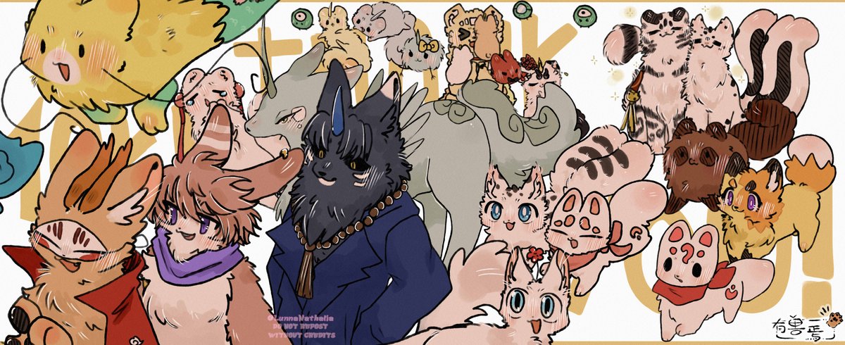 LunnaNathalia's tweet photo. #絵柄が好みって人にフォローされたい
みんな、いつもありがとう！ ( ´ヮ`)❣️ https://t.co/eUOfqo5Plq