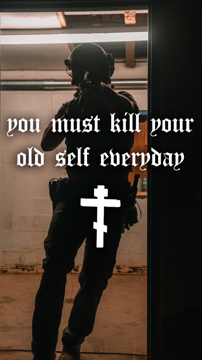 HolsterWhenSafe's tweet photo. We must make an effort to change. His sacrifice made it to where sin doesn’t define us. ☦️ https://t.co/dbMwlsn4v0
