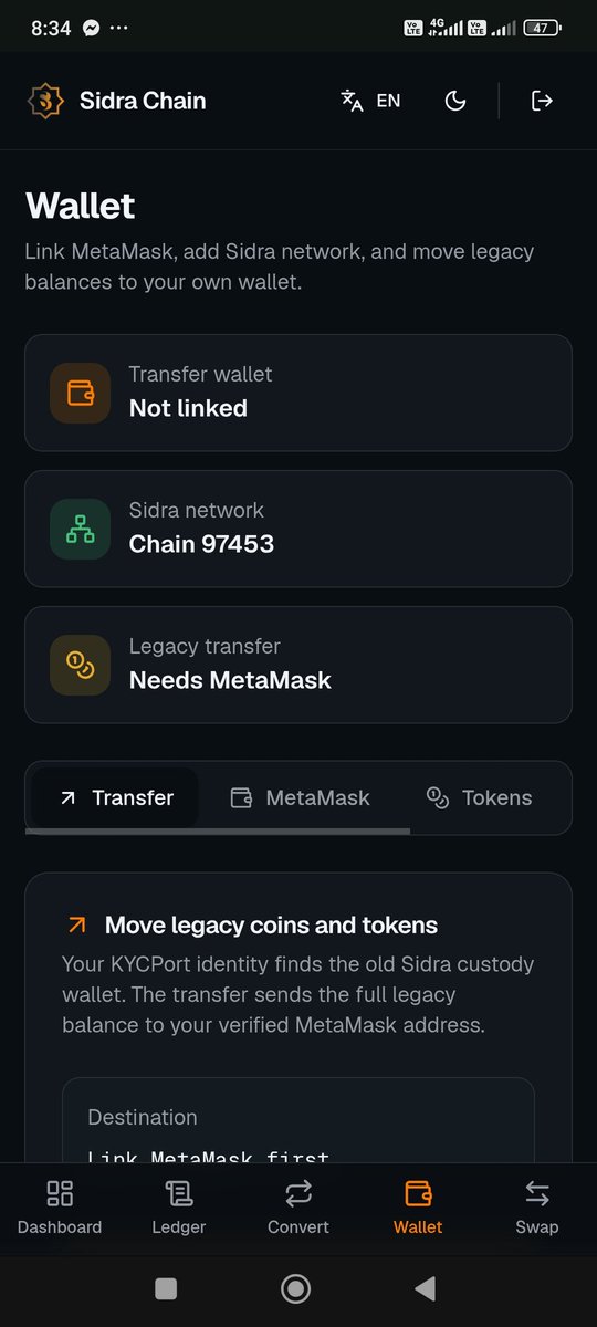 Matiullah97's tweet photo. Great News ! 
Sidra Chain is just updated, 
Claiming is working, the legacy wallet transfer option is also available, but will take some hours for token transfers from the internal wallet. 

Follow for the information about use of a new interface. 
#Sidra #Sidrachain #GlnsGlobal https://t.co/4UPEkPm6o9