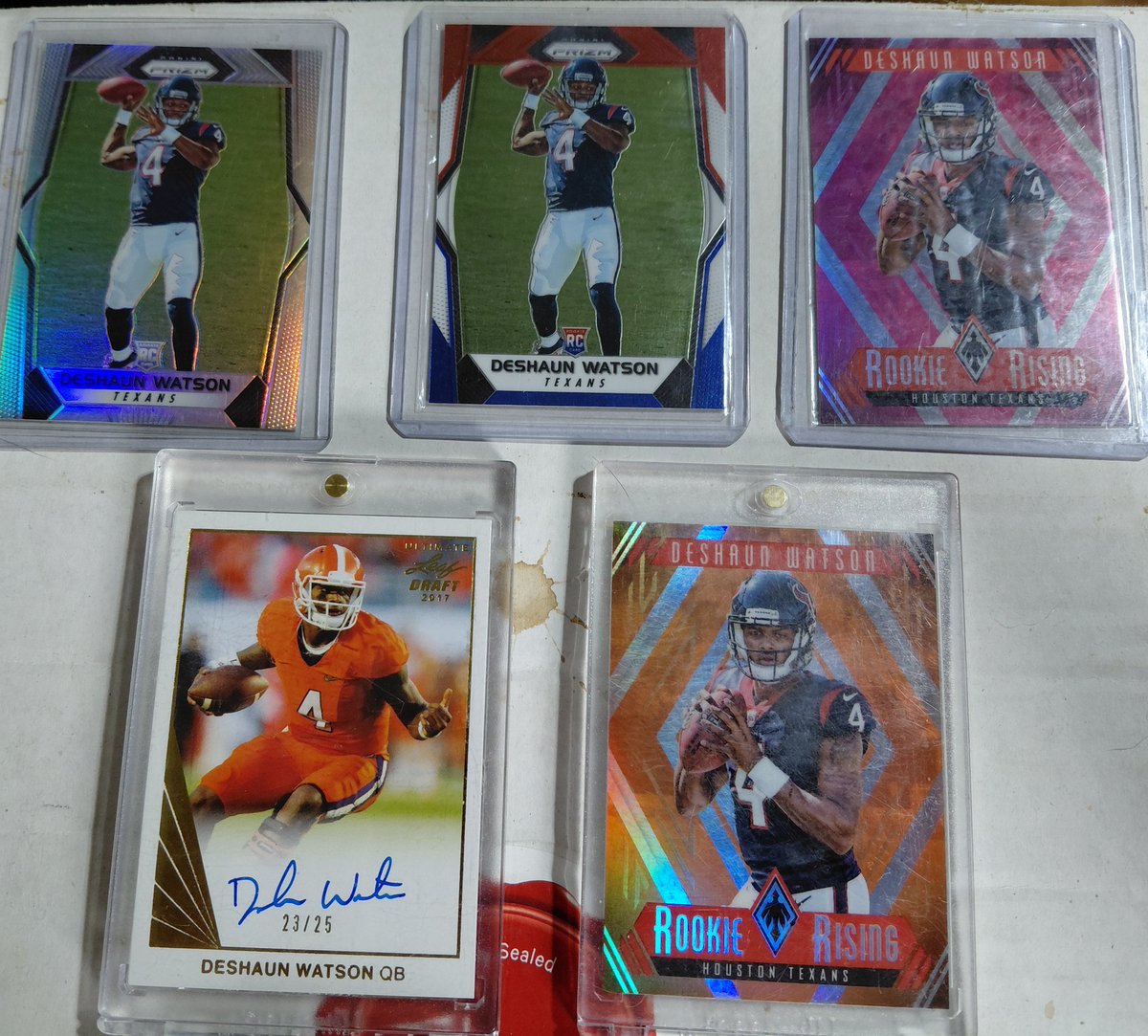 Congo718's tweet photo. I see theres still tons of watson fans out there, anyone want to buy these off me lol #dawgpound https://t.co/AmhqVOObwC