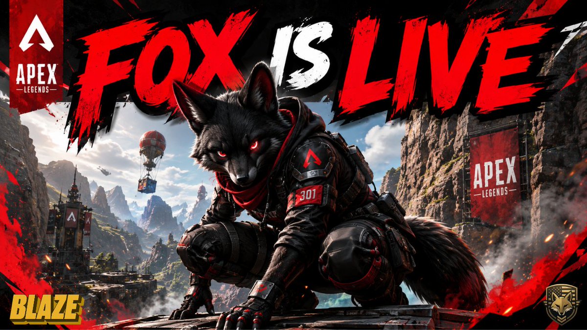 blackfox87fps's tweet photo. 🦊🔥 FOX IS LIVE! 🔥🦊

Dropping into Apex Legends and hunting for champions today! 💀🏆

The FOXHOLE is open — grab your squad, lock in, and let's stack some wins!

🎮 LIVE NOW:
https://t.co/SxZK2CTLB0 https://t.co/Fp8FiWWlha