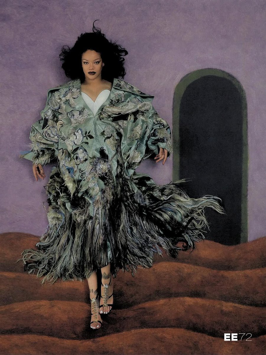 NoteSphere's tweet photo. Rihanna photographed by Szilveszter Makó 
for EE72 magazine. 2026. https://t.co/3ifL8sj6ed