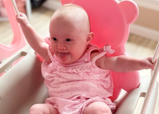LifeNewsHQ's tweet photo. Support for Children With Down Syndrome Surges After Influencers End Their Baby's Life https://t.co/T0ttHU4zFh https://t.co/nm0XhzcTA1