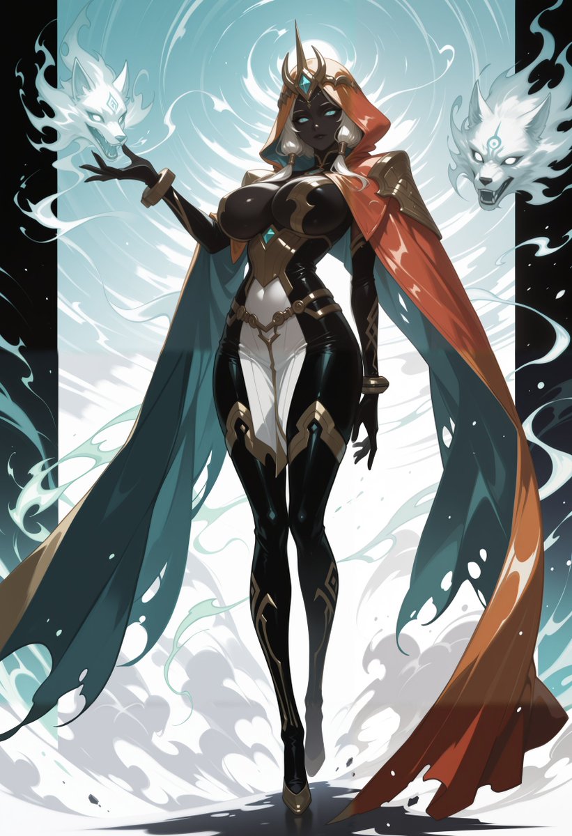 40glock863's tweet photo. Nyxara Wolfshade "The Spirit Queen of the Twin Moon Wolves" #AI #Alart #Alphoto #AArtwork #A イラスト #wallpaper #モフロイ ドMarkII #pixai #Pixaiart #Alart #AIイラスト #AIart #AnimeArtAI #DIGITALART https://t.co/1DOE6VQYo0