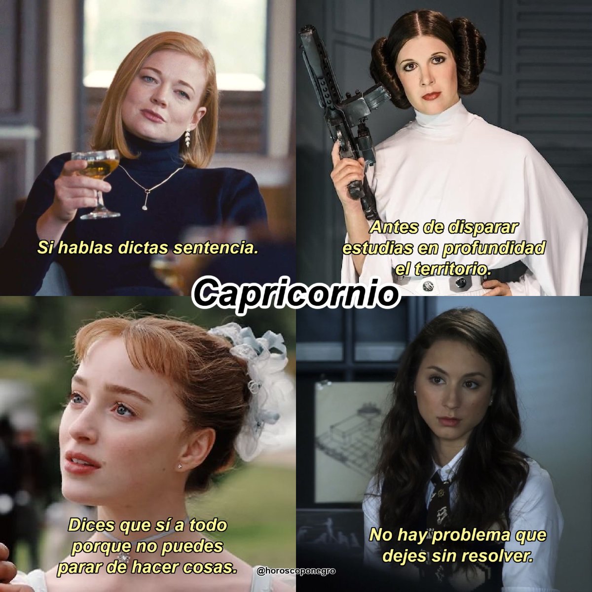 capricornio_hn's tweet photo. Personajes 100% Capricornio ✨🔮 https://t.co/7rCDouiBFs